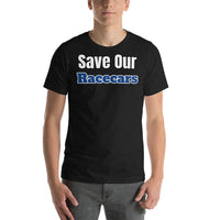 Men's Save our Racecars Blue Short-Sleeve Unisex T-Shirt